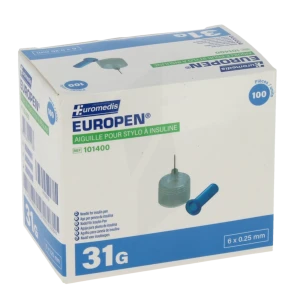 Europen Aiguille Pour Stylo Injecteur 31gx6mm B/100