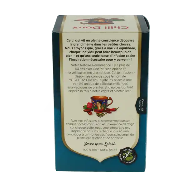 Yogi Tea Tisane Ayurvédique Chili Doux Bio 17 Sachets/1,8g