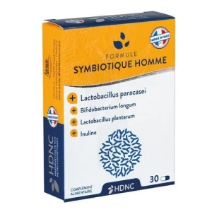 Hdnc Formule Symbiotique Homme Capsules Végétales Gastrorésitantes B/30