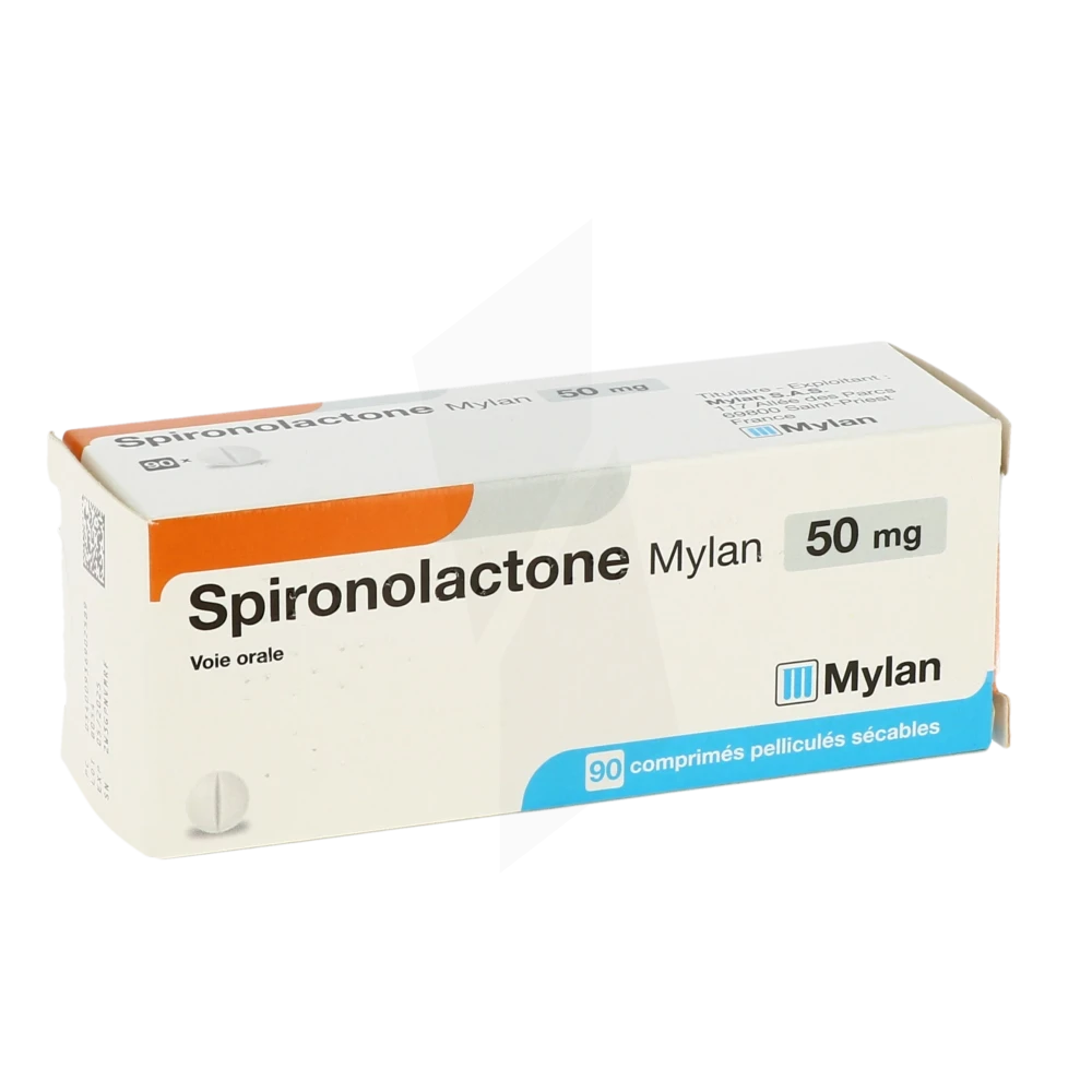 Spironolactone Viatris 50 Mg, Comprimé Pelliculé Sécable