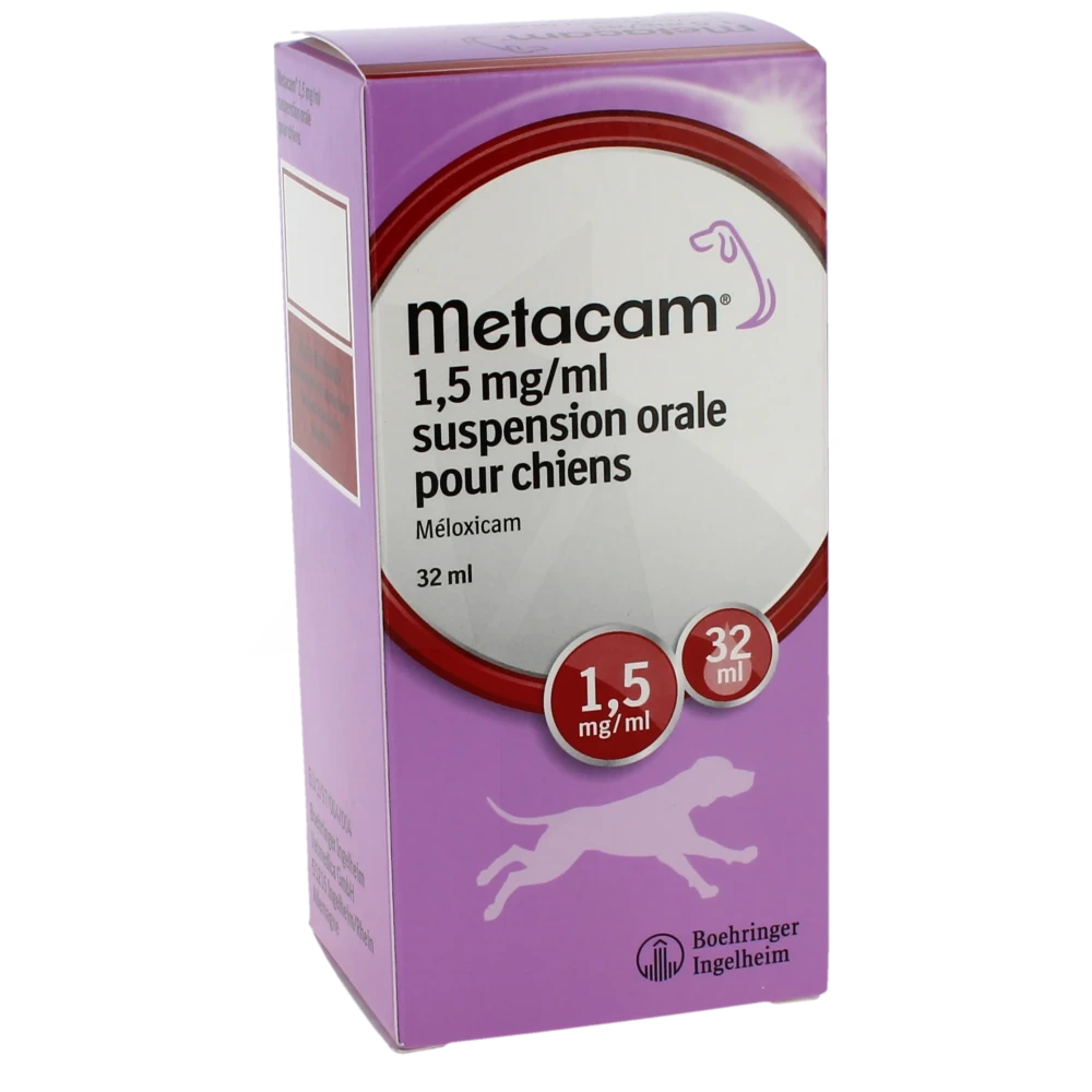 Metacam 1,5 Mg/ml Suspension Orale Pour Chiens, Suspension Buvable