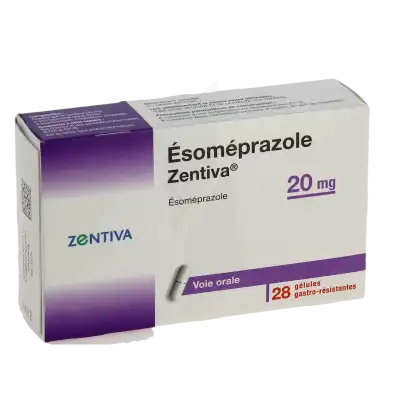 Esomeprazole Zentiva 20 Mg, Gélule Gastro-résistante à Angers
