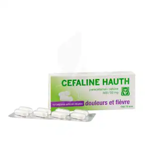 Cefaline Hauth 500 Mg/50 Mg, Comprimé Pelliculé Sécable à LIEUSAINT