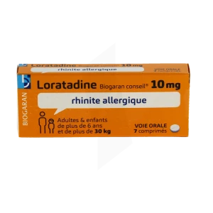 Loratadine Biogaran Conseil 10 Mg, Comprimé