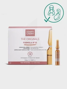 Martiderm The Originals Formule N°10 Colour Touch Spf30 Solution 10 Ampoules/2ml