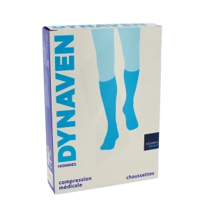 Dynaven Fin Chaussettes  Homme Classe 2 Gris Xx Large Long