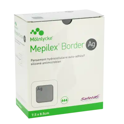 Mepilex Border Ag, 7,5 Cm X 8,5 Cm , Bt 16 à CUSY