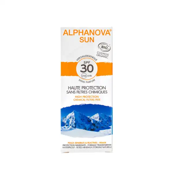 Alphanova Sun Bio Spf30 Crème Visage T/50ml