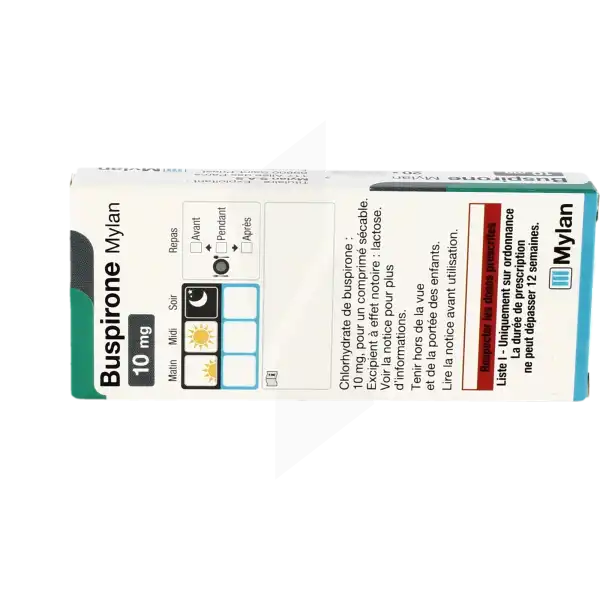 Buspirone Viatris 10 Mg, Comprimé Sécable