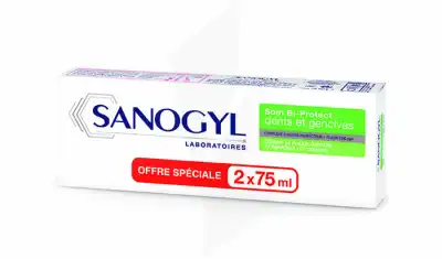 Sanogyl Bi-protect 1500ppm Soin Complet Dents Et Gencives 2x75ml à Pessac