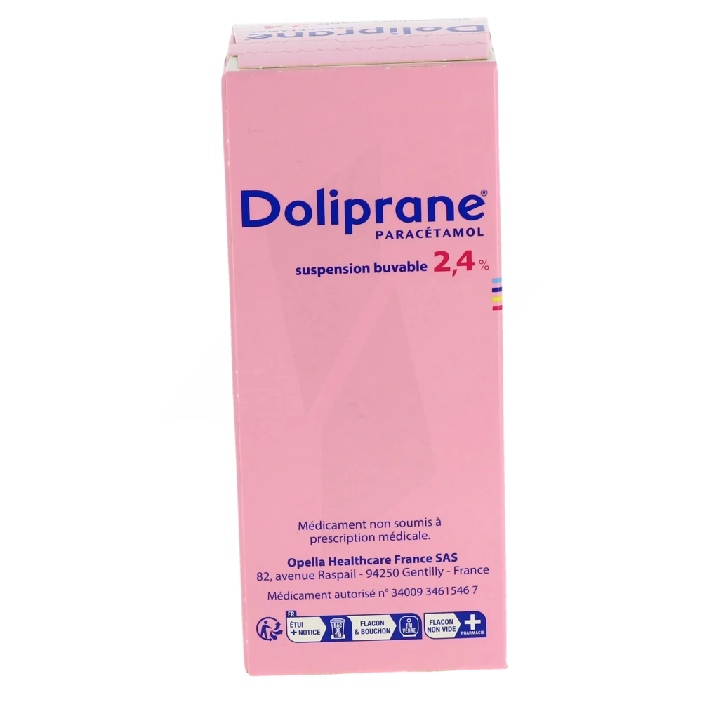 DOLIPRANE 2,4% Solution buvable enfant