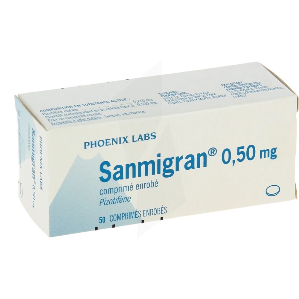 Sanmigran 0,50 Mg, Comprimé Enrobé