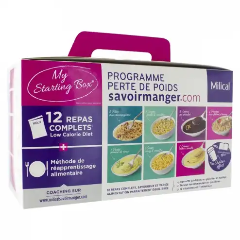 Milical Low Calorie Diet Coffret Découverte 2018 12sach