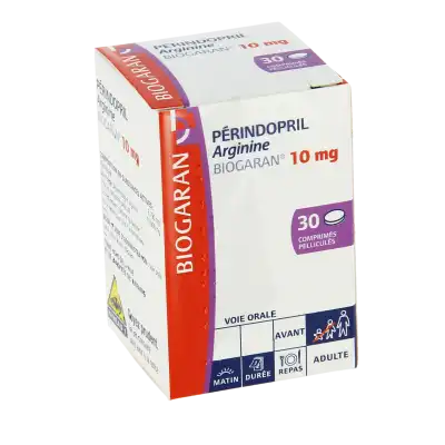 Perindopril Arginine Biogaran 10 Mg, Comprimé Pelliculé à LE LAVANDOU