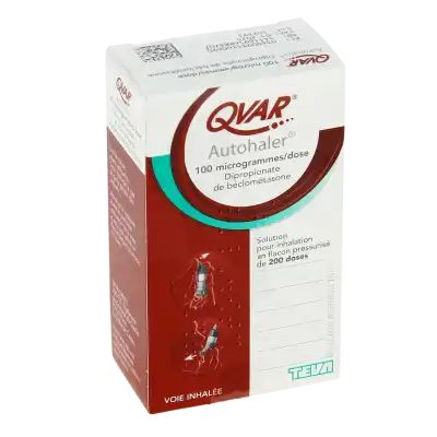 Qvar Autohaler 100 Microgrammes/dose, Solution Pour Inhalation En Flacon Pressurisé à Agen