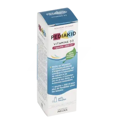 Pédiakid Vitamine D3 Solution buvable 20ml