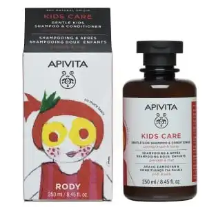 Apivita - KIDS Shampoing et Après-shampoing avec Grenade & Miel 250ml