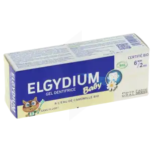 Elgydium Baby Dentifrice Bio T/30ml à PORT-DE-BOUC