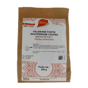 Iphym Santé Valeriane Plantes En Vrac Entières Et Coupées 250g