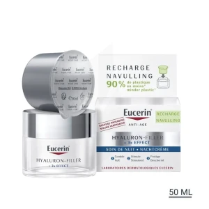 Eucerin Hyaluron-filler +3x Effect Emuls Soin De Nuit Recharge/50ml