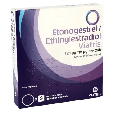 Etonogestrel/ethinylestradiol Viatris 120 Microgrammes/15 Microgrammes/24 Heures, Système De Diffusion Vaginal à La Ricamarie