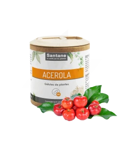Santane Acérola Vit C 25% Gélules De Poudre De Plantes 290mg B/60