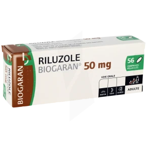 Riluzole Biogaran 50 Mg, Comprimé Pelliculé