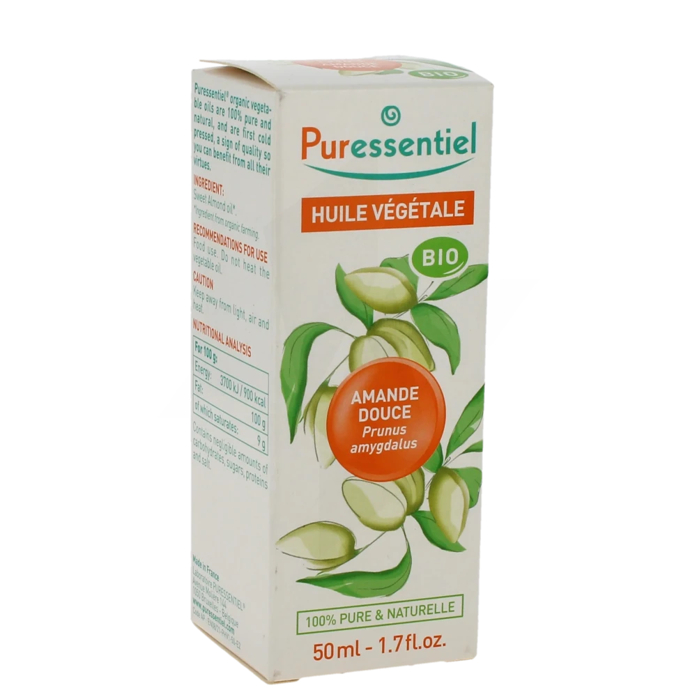 Puressentiel Huile VÉgÉtale Bio Amande Douce Fl/50ml