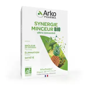 Acheter Arkofluide Bio Ultraextract Solution buvable synergie minceur 20 Ampoules/10ml à Saintes