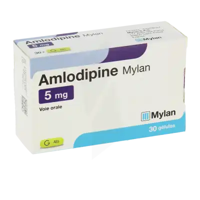 Amlodipine Viatris 5 Mg, Gélule à CUISERY