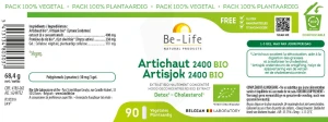 Be-life Artichaut 2400 Gélules B/90