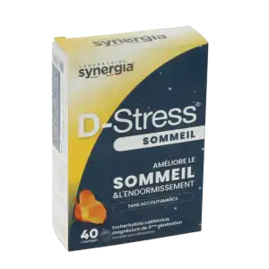 Synergia D-stress Sommeil Comprimés B/40 à Toul