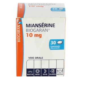 Mianserine Biogaran 10 Mg, Comprimé Pelliculé