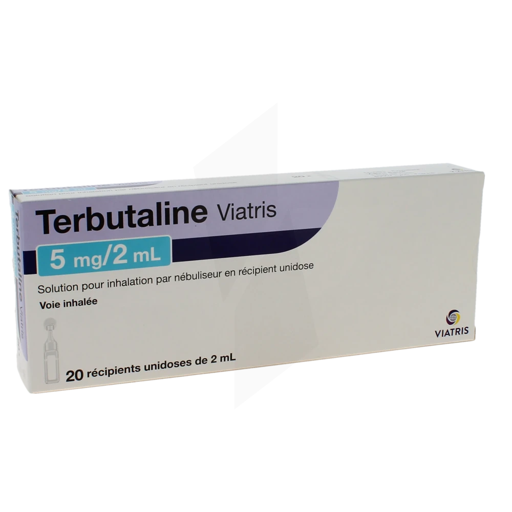Terbutaline Viatris 5 Mg/2 Ml, Solution Pour Inhalation Par Nébuliseur En Récipient Unidose