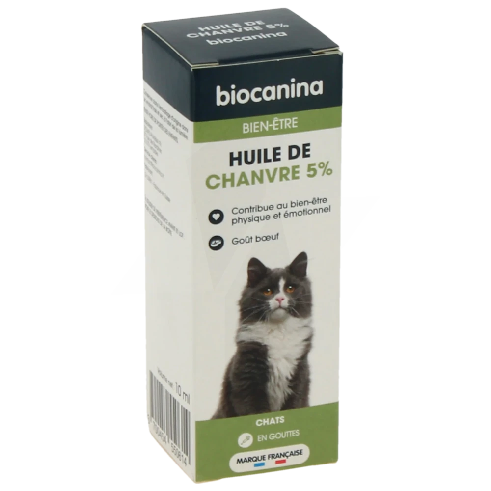 Biocanina Huile De Chanvre 5% Fl/10ml