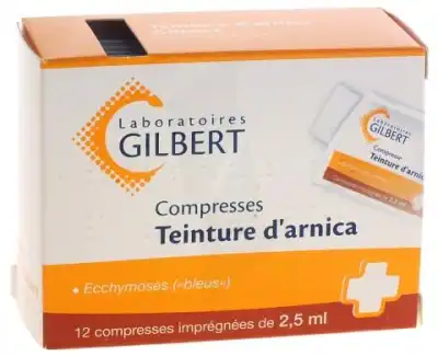 Teinture D'arnica Gilbert, Compresse Imprégnée à Villeneuve-sur-Lot