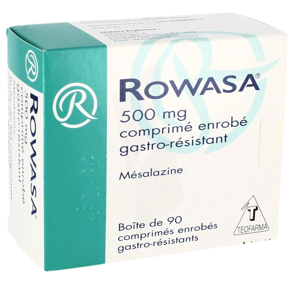 Rowasa 500 Mg, Comprimé Enrobé Gastro-résistant