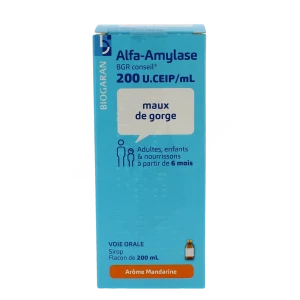 Alfa-amylase Bgr Conseil 200 U.ceip/ml, Sirop