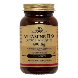 Solgar Vitamine B9 (acide Folique) 400 µg Tablets