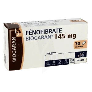 Fenofibrate Biogaran 145 Mg, Comprimé