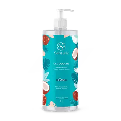 Santalis Dermo Gel Douche Coco Fl Pompe/1l à MARSEILLE