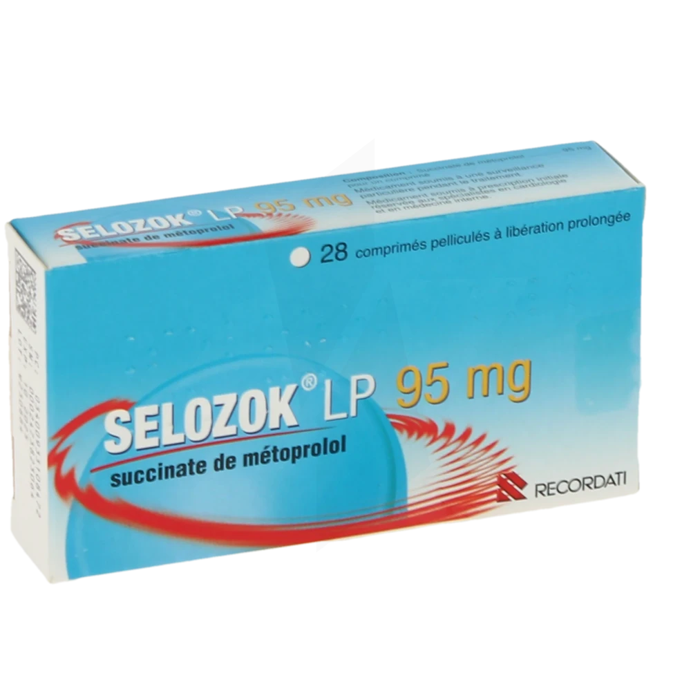 Selozok Lp 95 Mg, Comprimé Pelliculé à Libération Prolongée