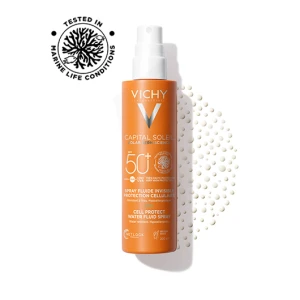 Vichy Capital Soleil Spf50+ Spray Fluide Invisible Protection Cellulaire Spray/200ml + Après-soleil