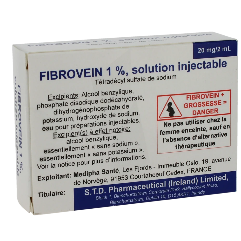 Fibrovein 1 %, Solution Injectable