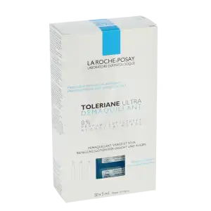 La Roche Posay Toleriane Ultra Démaquillant Visage Et Yeux Peaux Ultra-sensibles à Allergiques Monodoses Stériles 30unidoses/5ml à Caen