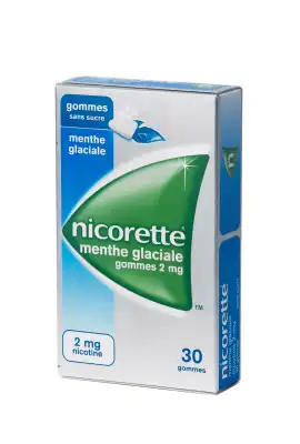 Nicorette 2 Mg Gom à Mâcher Médic Sans Sucre Menthe Glaciale Plq/30gom à Nice