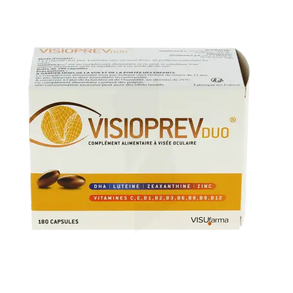 Visufarma Visioprev® Duo Capsules Molles B/180
