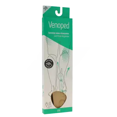 Sigvaris Venoped Été Semelles Veino-stimulantes Gris Pointure 38 à MONTEREAU-FAULT-YONNE