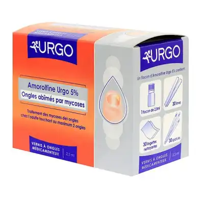 Amorolfine Urgo 5 %, Vernis à Ongles Médicamenteux à HEROUVILLE ST CLAIR