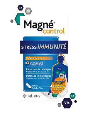 Nutreov Magné Control Stress Immunité Gélules B/30 à La Seyne sur Mer